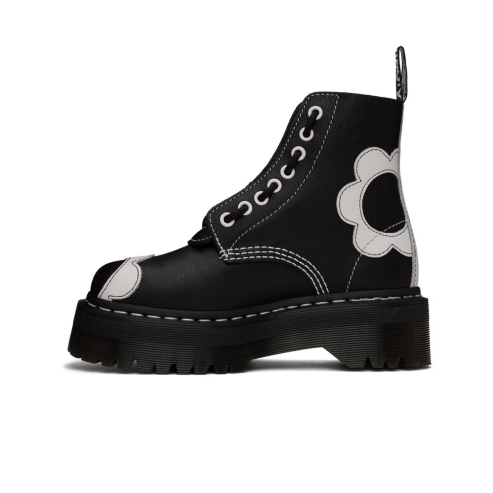 Dr. Martens flower platform boot